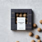 Chocolate coated liquorice, salt