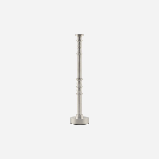 Candle stand, Jersey, Silver oxidized