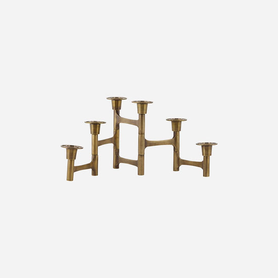Candle stand w. 6 cups, HDMove, Brass