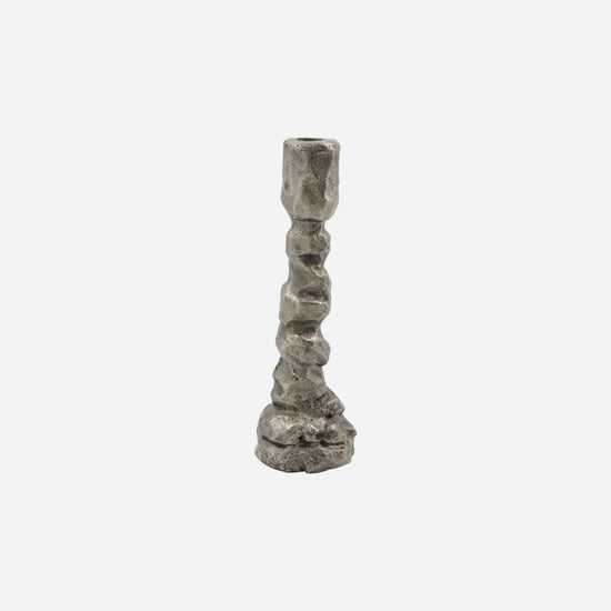 Candle stand, HDRaku, Antique silver