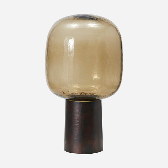 Table lamp, Note, Browned brass
