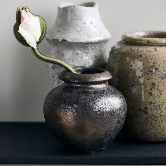 Vase, HDMini, Bronze, Brun