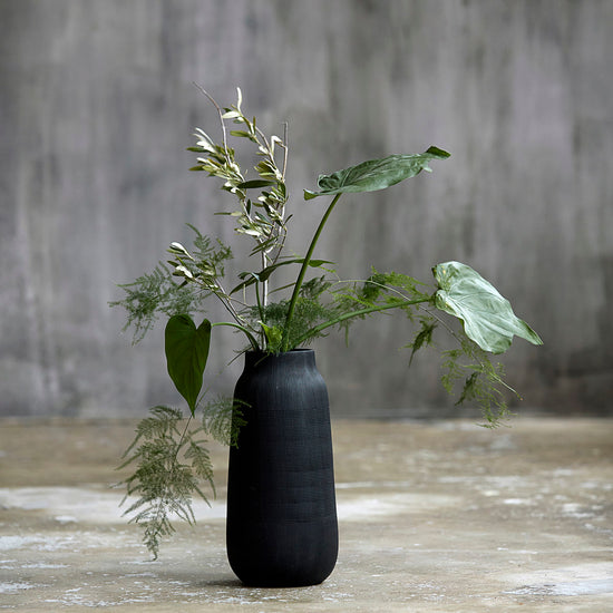 Vase, HDGroove, Black