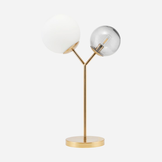 Table lamp, Twice, Brass