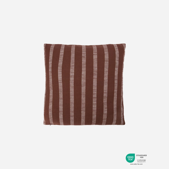 Cushion cover, HDThame, Brown stripe