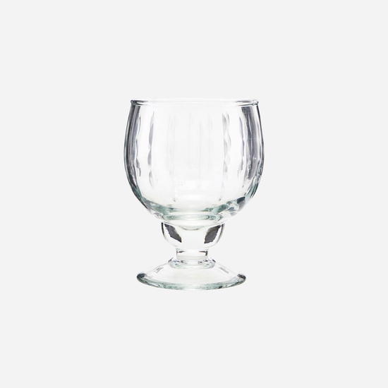 White wine glass, Vintage, Clear