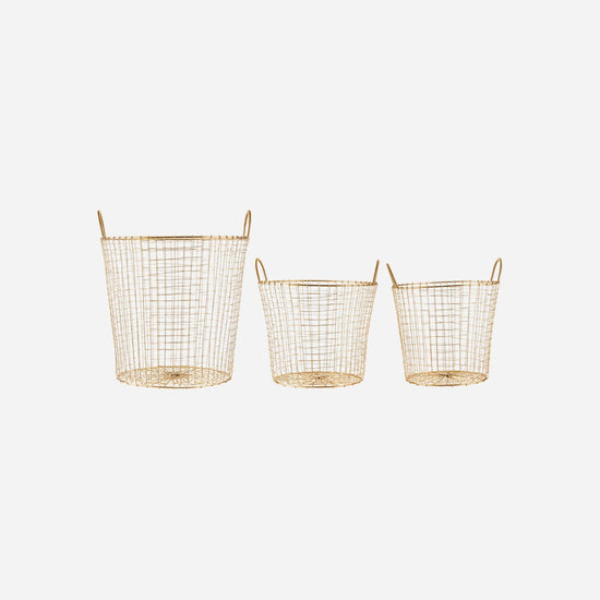 Baskets, HDWire, Brass