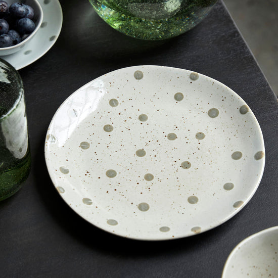 Plate, HDDots, Beige