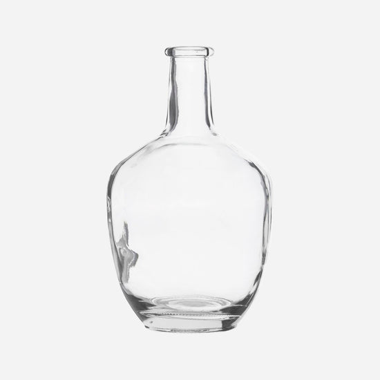 Vase/Bottle, Glass, Clear