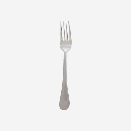 Fork, Brush, Silver finish
