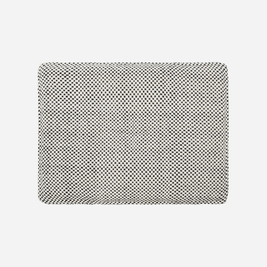 Seat cushion, Rag, Black/White