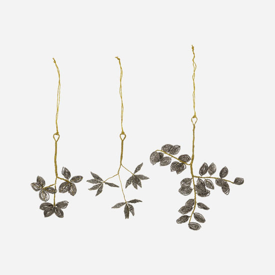 Ornaments, HDPearl, Grey/Gold