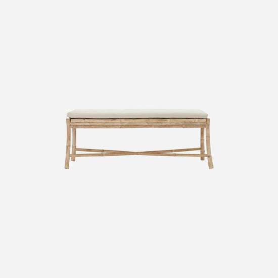 Bench with cushions, Sedeo, Natural