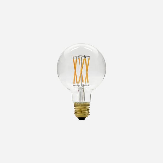 E27 LED bulb, Globe, Clear